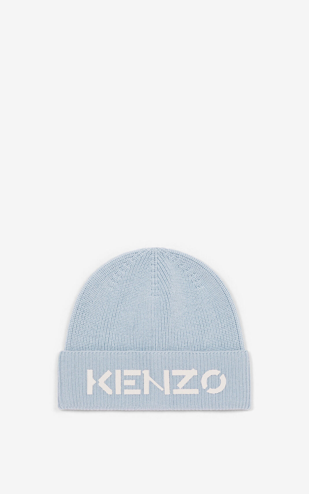 Kenzo Logo knit Gorro Hombre Gris | 1342670-QA